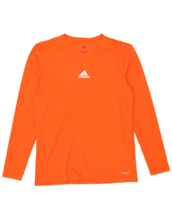Мужской топ Adidas Aeroready с длинным рукавом, большой оранжевый