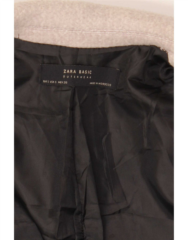 Женское пальто Zara UK 10, маленькое бежевое