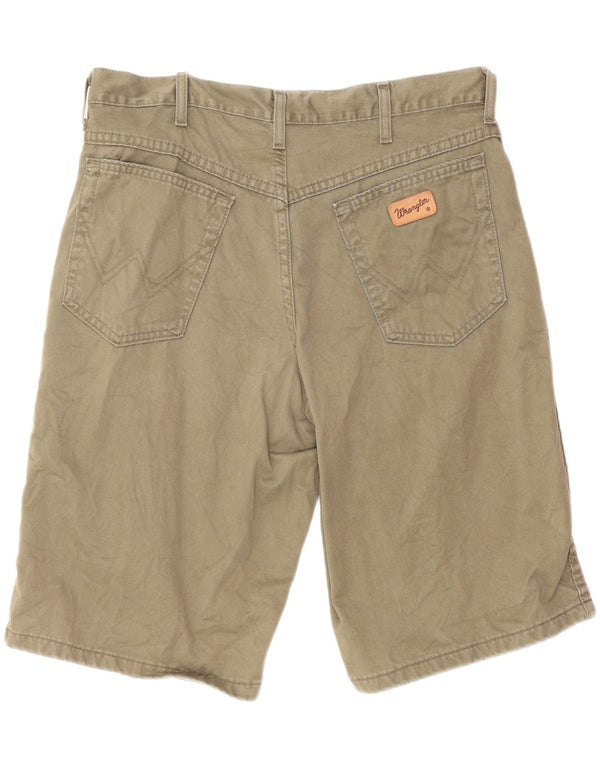 WRANGLER Mens Hawaii Casual Shorts W34 Large Khaki Cotton