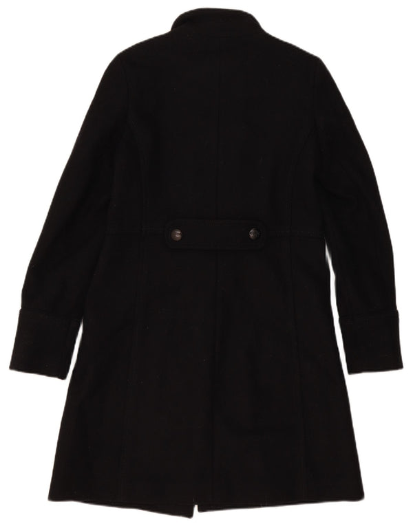 Massimo Dutti Женское двубортное пальто EU 36 XS Черное шерсть