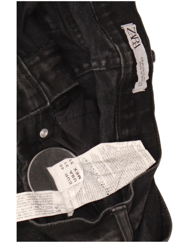 Мужские джинсы скинни Zara EU 40 Medium W30 L30, черный хлопок