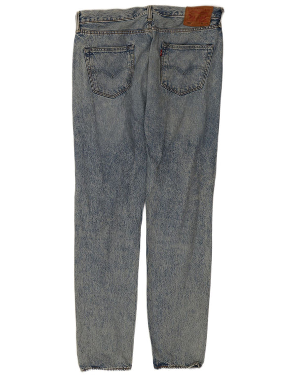 Мужские прямые джинсы Levi's 501 W34 L34 синие, хлопок
