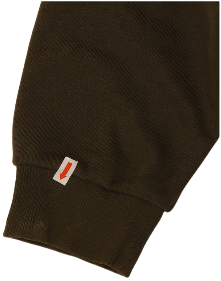 Мужской джемпер с капюшоном PUMA, маленький, цвет хаки, хлопок