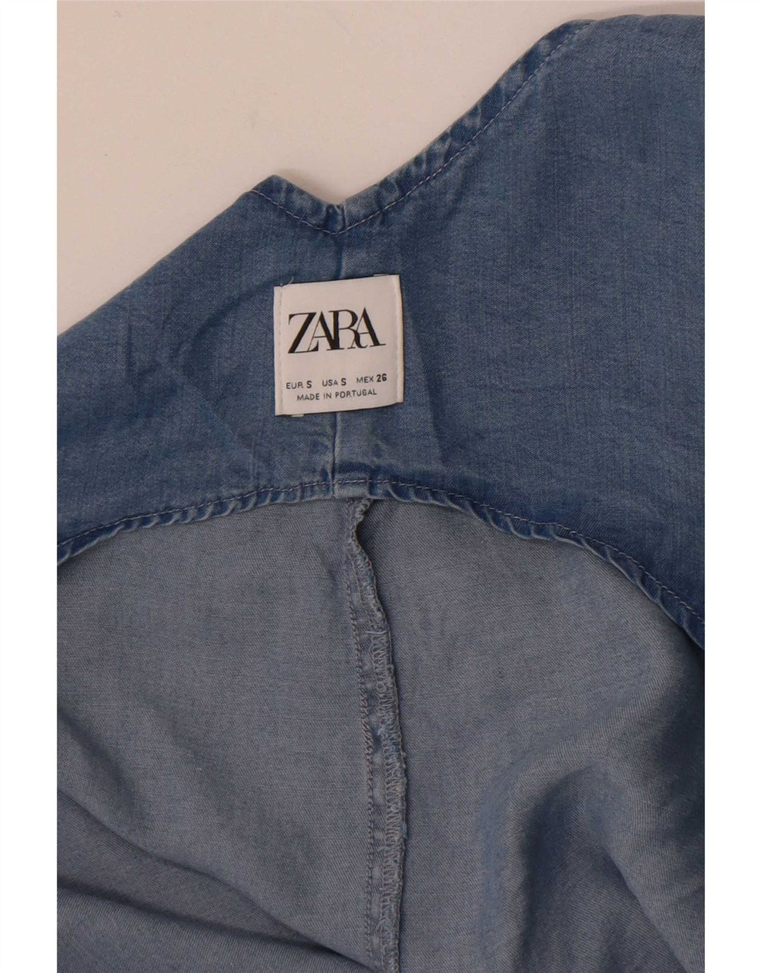 Женский джинсовый комбинезон Zara UK 10, маленький синий