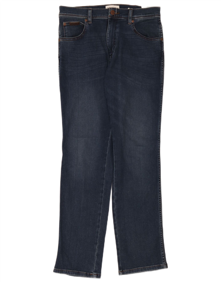 Мужские джинсы Wrangler Texas Slim W30 L30, темно-синие, хлопок