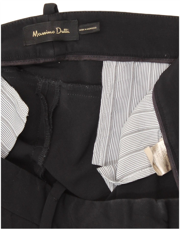 Женские узкие брюки Massimo Dutti W30 L28 черные из полиамида