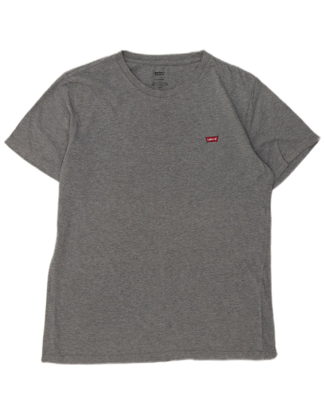 LEVI'S Mens Standard T-Shirt Top Small Grey Cotton