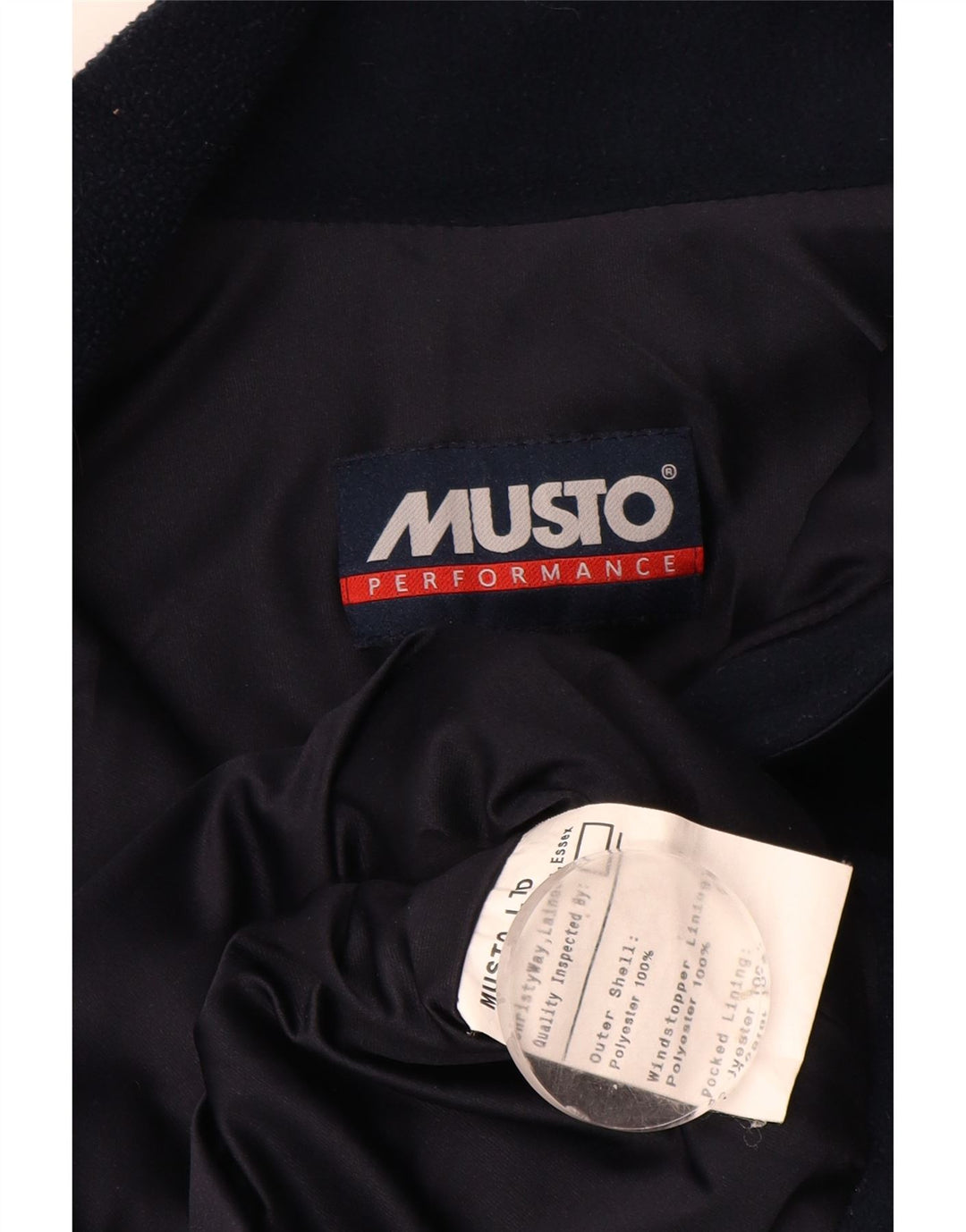 Мужская флисовая куртка Musto UK 40, большая темно-синяя, полиэстер