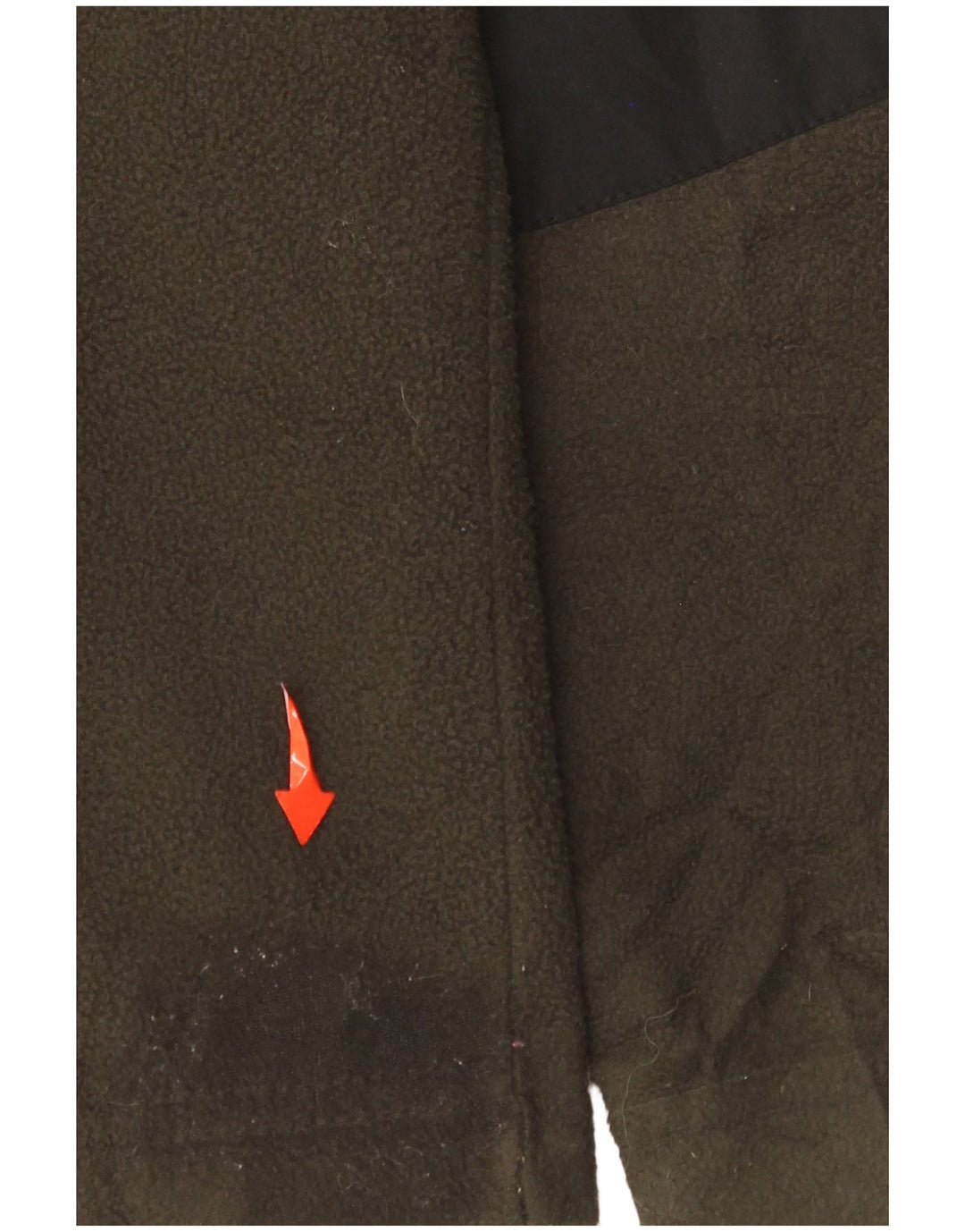 Мужская флисовая куртка Calvin Klein UK 40, большой цвет хаки, полиэстер с цветными блоками