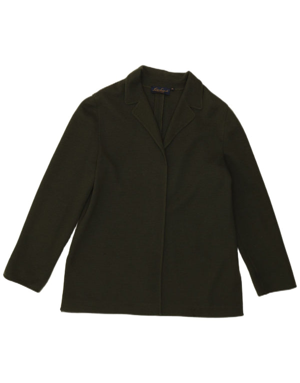 Женский кардиган Luisa Spagnoli UK 14, средний хаки, шерсть из натуральной шерсти