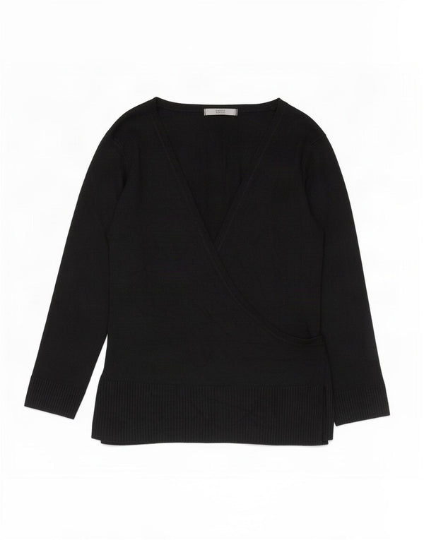 Женский кардиган с рукавом 3/4 Marks & Spencer, Великобритания, 10, маленький, черный