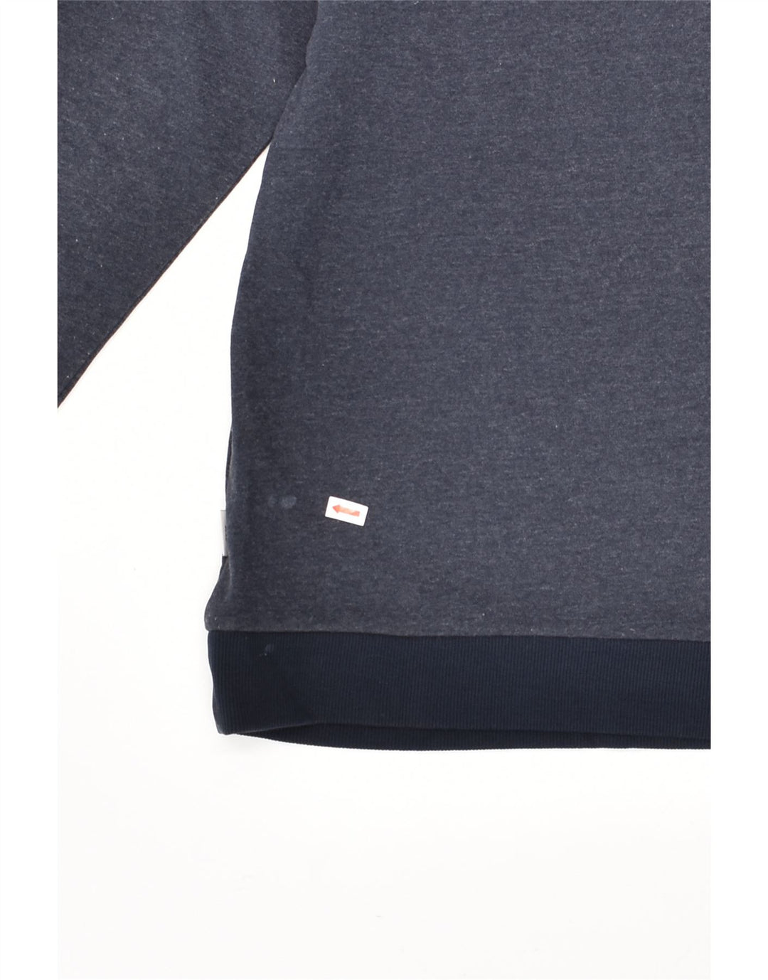 JACK & JONES Mens Graphic Hoodie Jumper Large Navy Blue Colourblock Cotton | Vintage Jack & Jones | Thrift | Second-Hand Jack & Jones | Used Clothing | Messina Hembry 