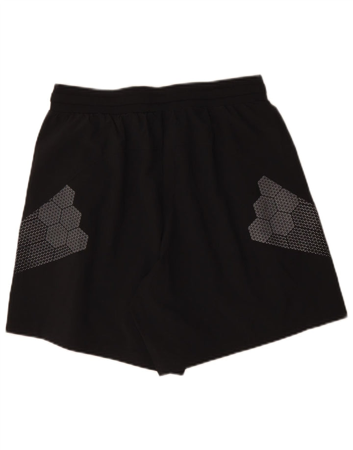 Мужские спортивные шорты с рисунком Under Armour, средний черный, полиэстер