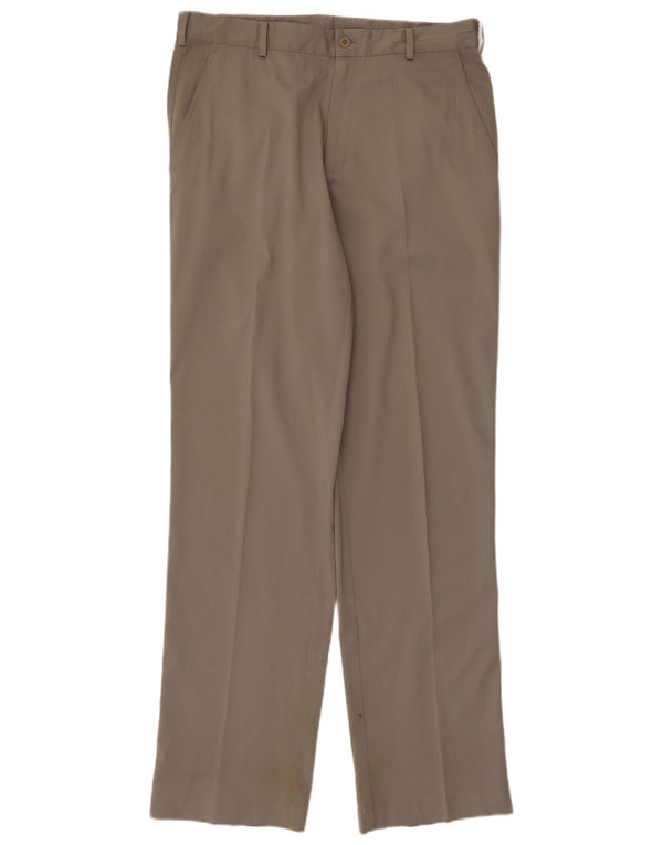 Мужские прямые брюки-чиносы Nike W32 L34, серые, полиэстер