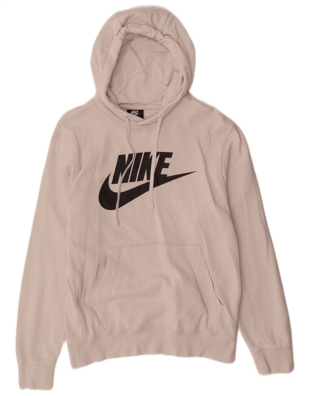 Мужской джемпер с капюшоном Nike, маленький белый, хлопковый