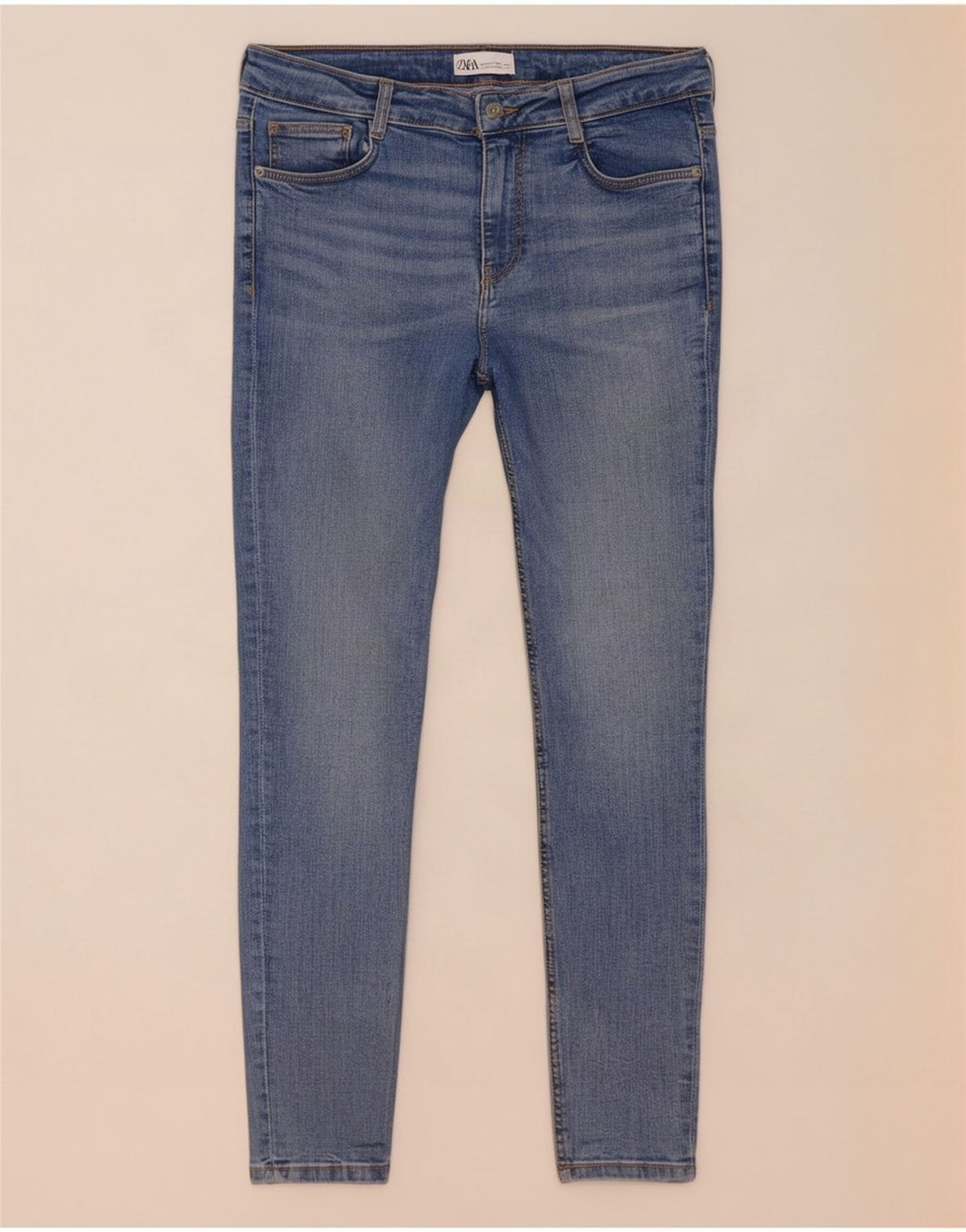 Женские джинсы скинни Zara EU 40 Medium W30 L29 Синие