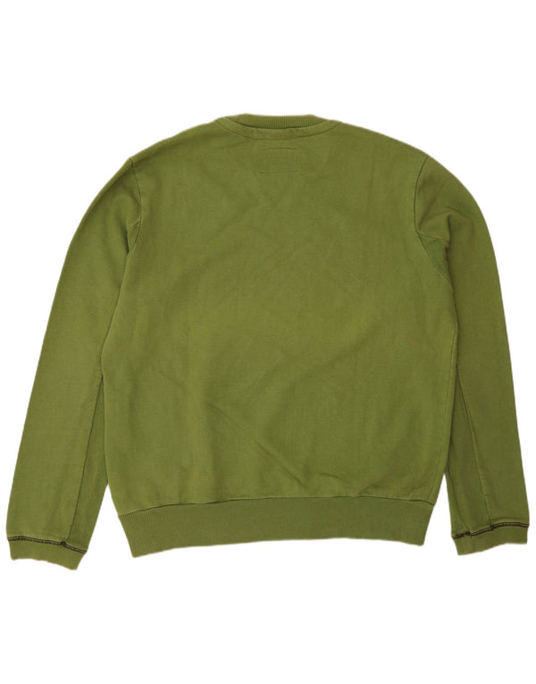 Energie Mens Sweatshirt Jumper 2XL Green Cotton