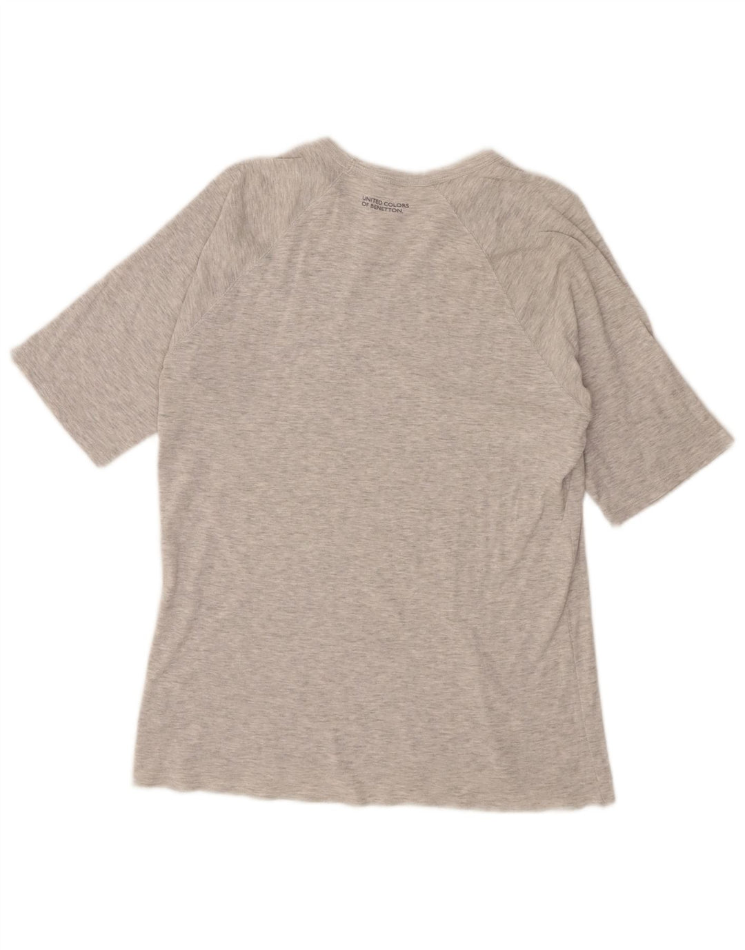 Женская футболка Benetton Top UK 12 Medium Grey Flecked