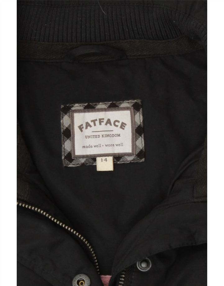 Женский утепленный жилет для толстого лица, UK 14, большой черный полиэстер