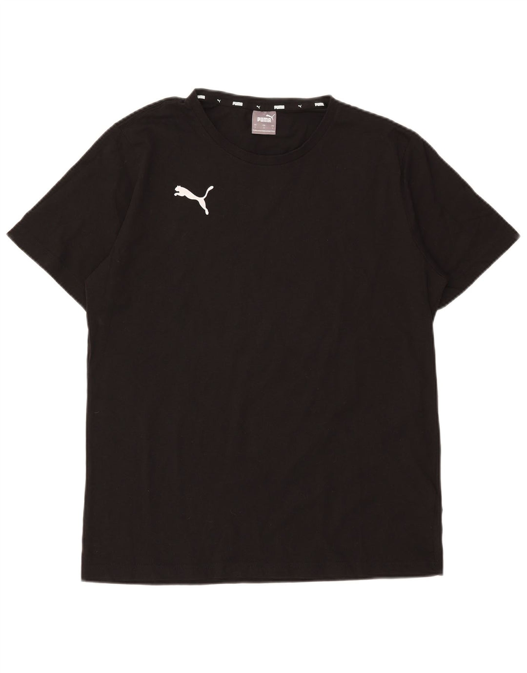Мужская футболка Puma, большой черный хлопок