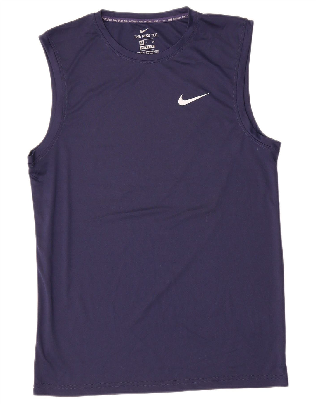 Мужской жилет Nike Dri Fit, средний темно-синий, полиэстер