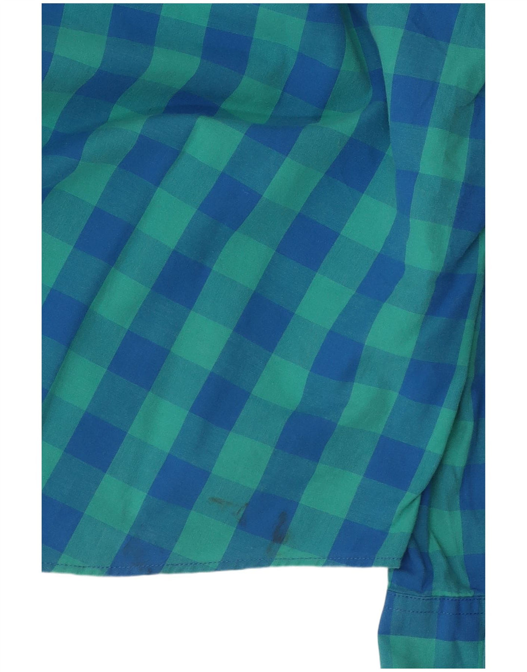 Мужская приталенная рубашка узкого кроя J. Crew, хлопковая синяя клетка среднего размера