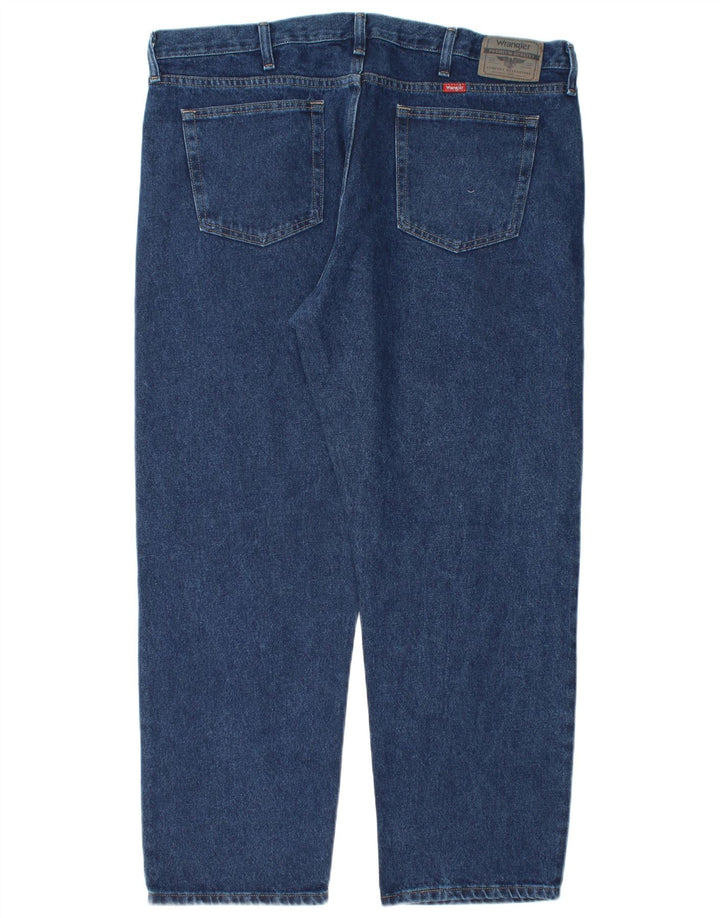 Мужские прямые джинсы Wrangler W40 L30 темно-синие, хлопок