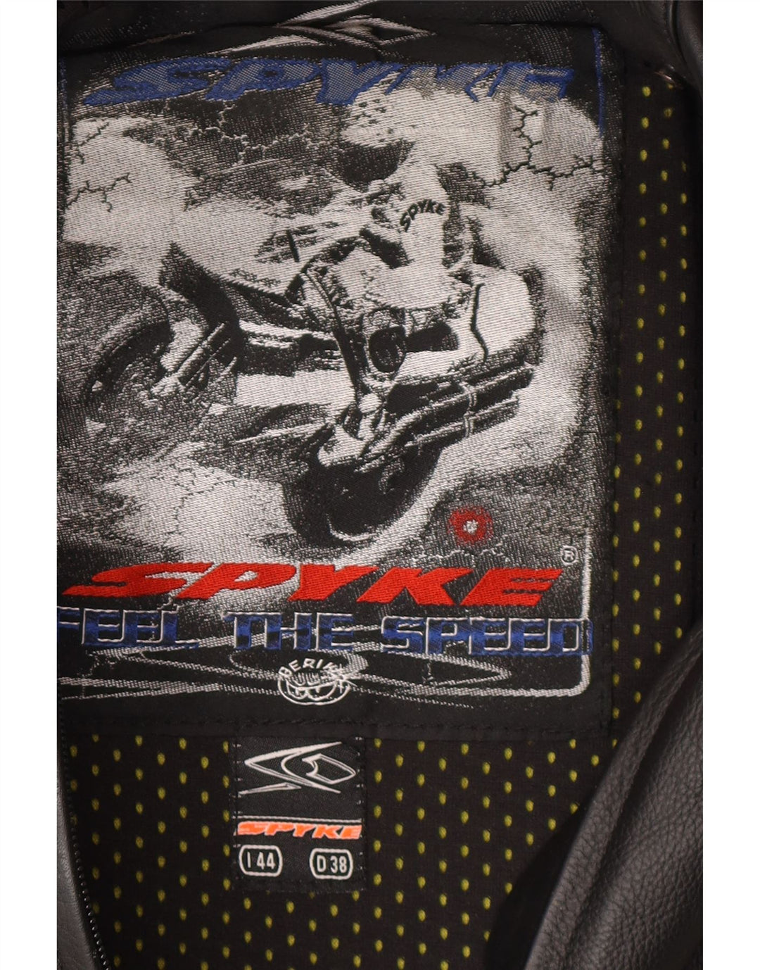 Женский кожаный комбинезон Spyke IT 44, средний черный кожаный мотоциклетный вариант