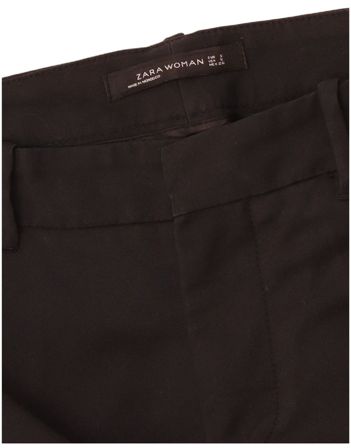 Женские узкие брюки чинос Zara, маленькие W26 L27, черные