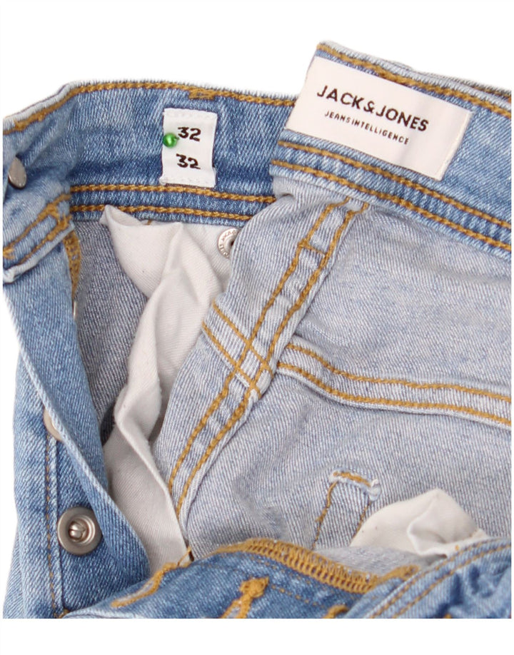 Женские узкие джинсы Jack & Jones W32 L32, синие, хлопок