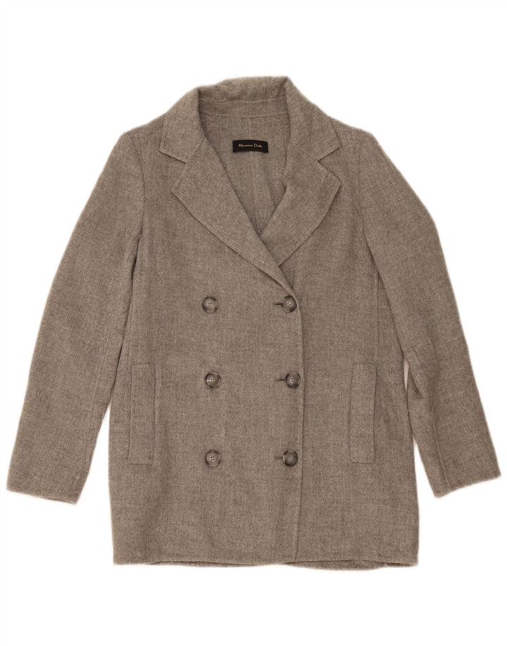 Massimo Dutti Женский двубортный пиджак оверсайз EU 36 XS Серый
