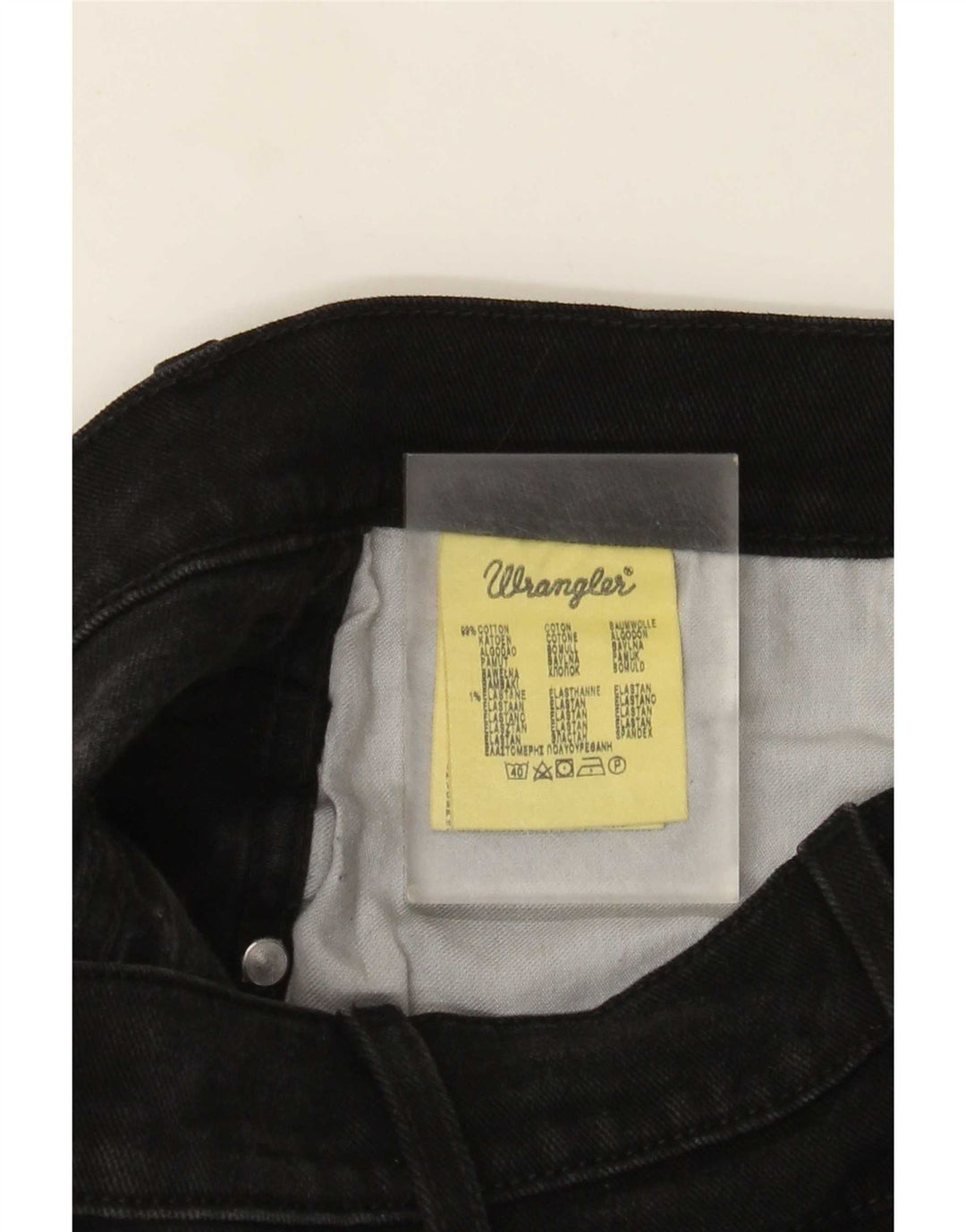 Мужские прямые джинсы Wrangler Texas Stretch W33 L32, черный хлопок