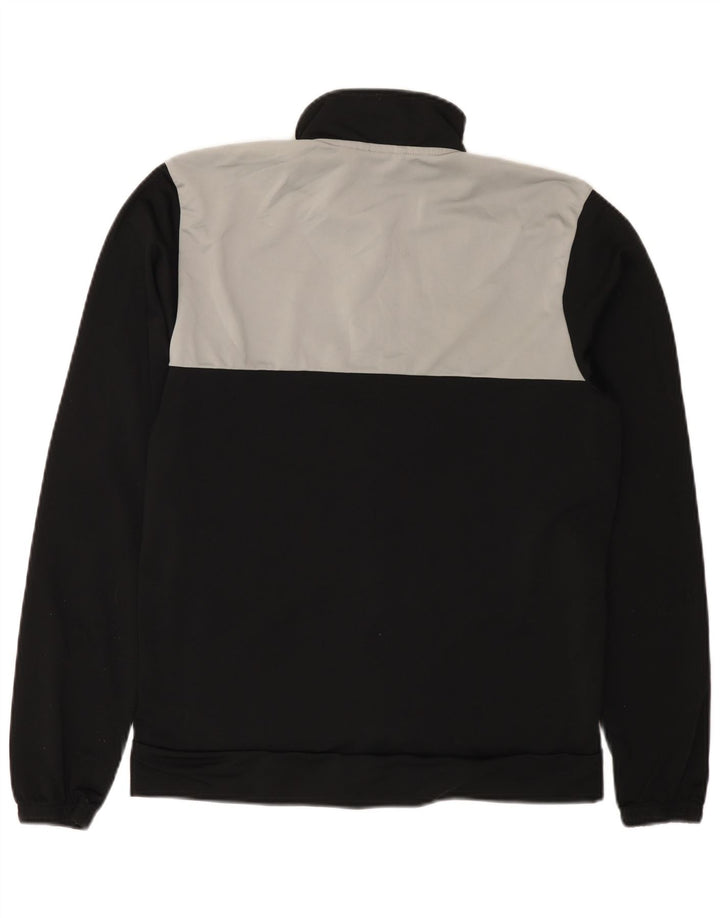 Мужская спортивная куртка Adidas UK 40/42, средний черный полиэстер