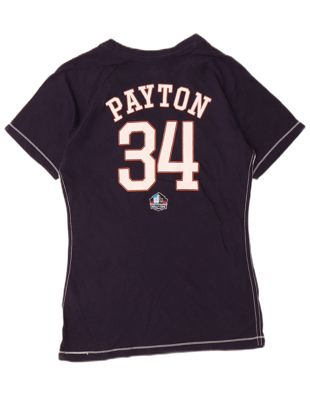 Женская футболка MAJESTIC с рисунком Chicago Bears Top UK 10, маленькая, темно-синяя