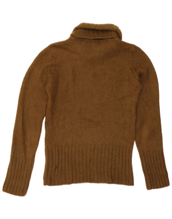 Женский джемпер Massimo Dutti с высоким воротником UK 12, средний хаки, акрил