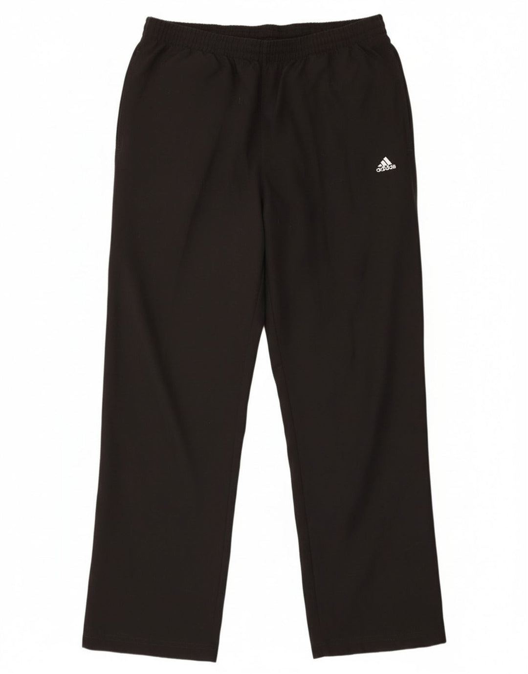 Мужские спортивные брюки Adidas Climalite, большие черные полиэстеровые брюки