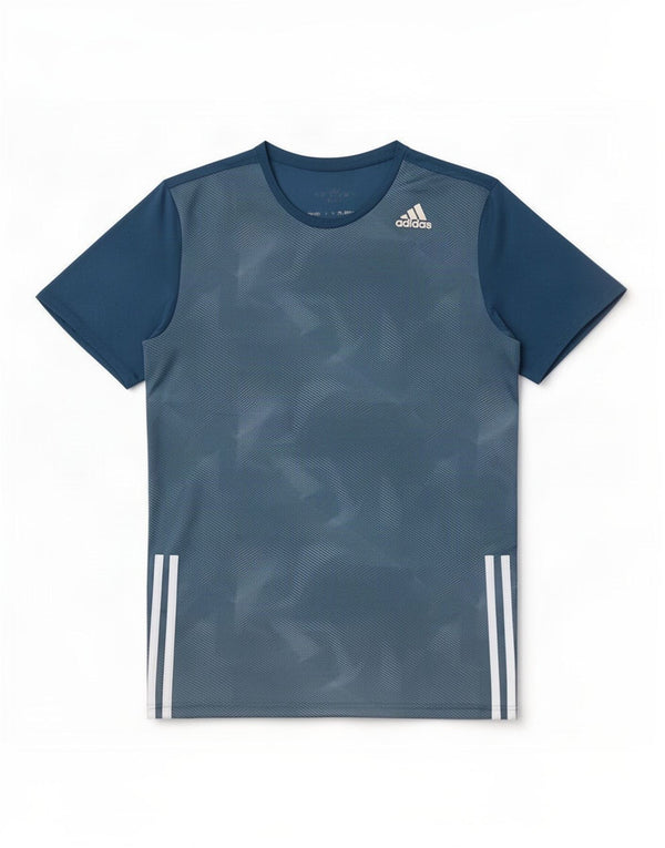Adidas Мужская футболка Adizero Top Small Blue Tie Dye Polyester