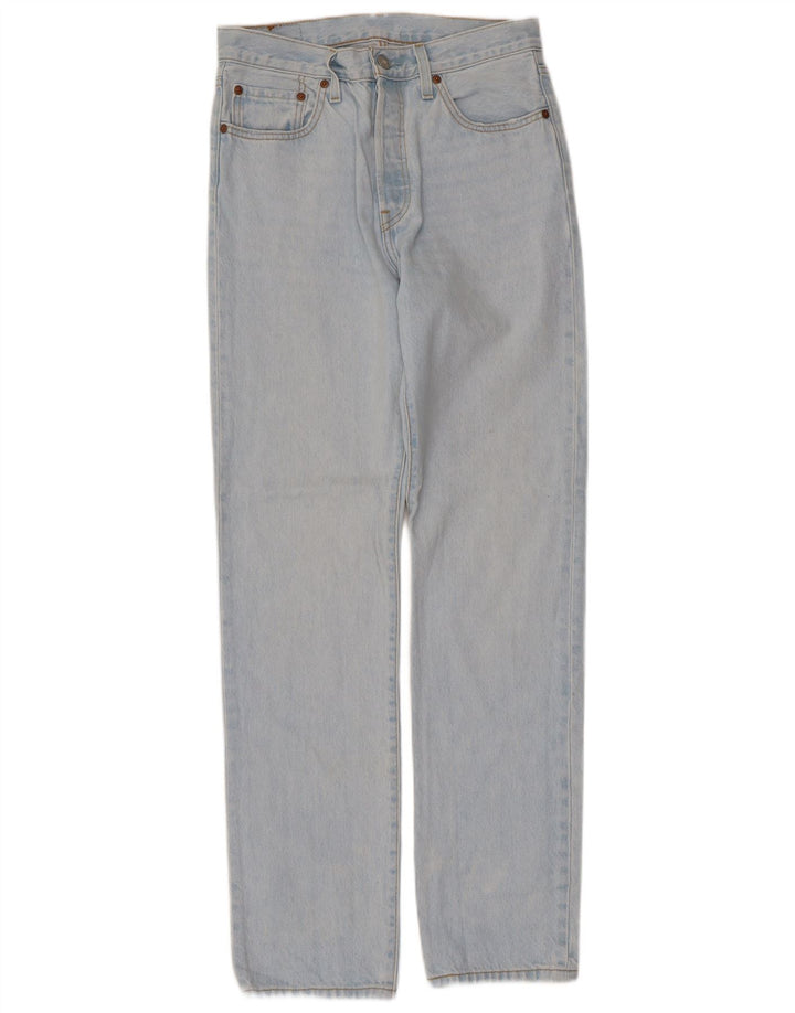Мужские прямые джинсы Levi's 501 W27 L32 синие, хлопок