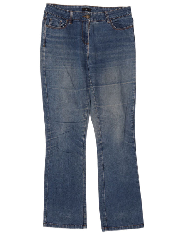 Женские джинсы Bootcut M&Co UK 10, маленькие W32 L31, синие, хлопок