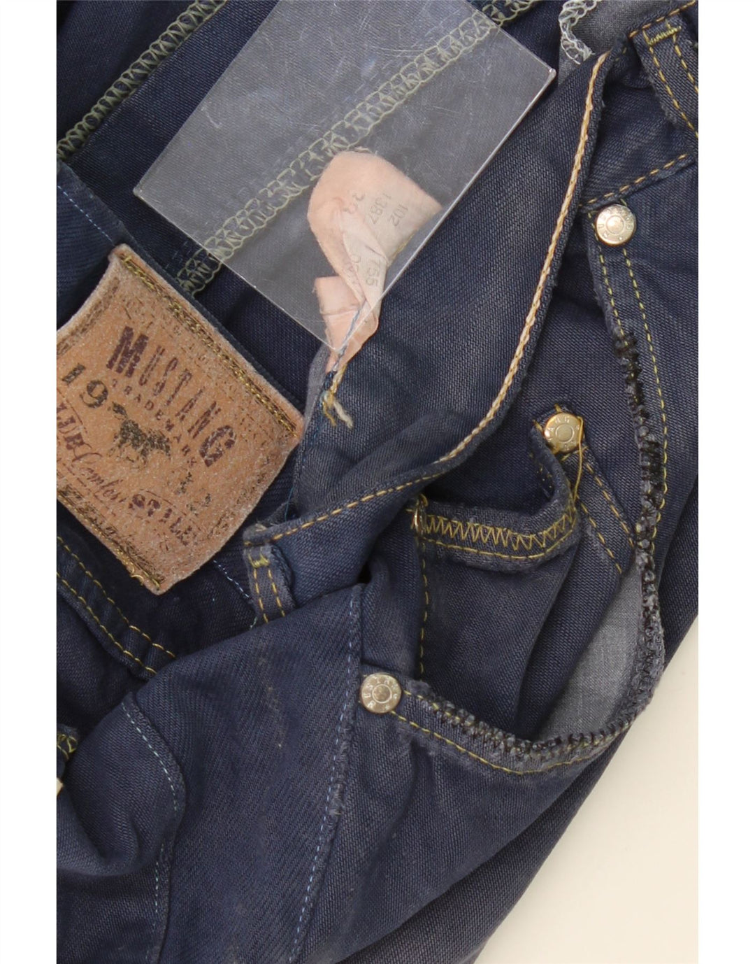 MUSTANG Mens Denim Shorts W38 Medium Navy Blue Vintage Mustang and Second-Hand Mustang from Messina Hembry 