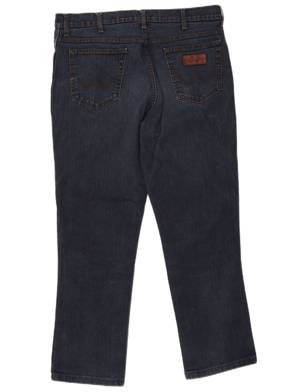 Мужские прямые джинсы WRANGLER Texas Stretch W38 L30, темно-синий хлопок