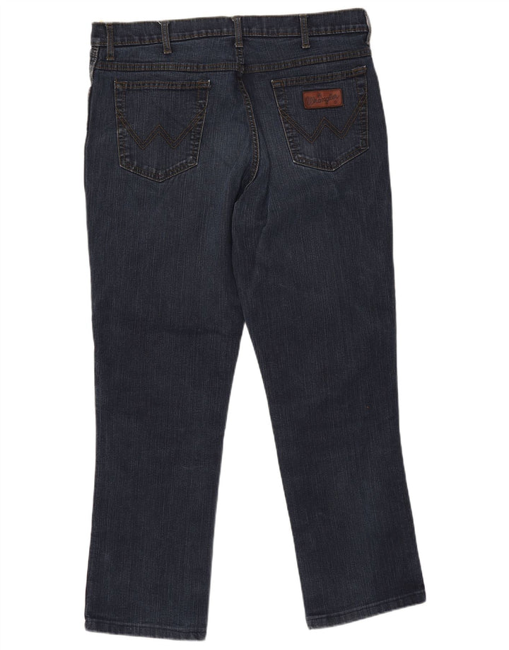Мужские прямые джинсы WRANGLER Texas Stretch W38 L30, темно-синий хлопок