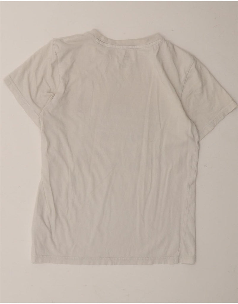 ADIDAS Girls Graphic T-Shirt Top 12-13 Years White Cotton Vintage Adidas and Second-Hand Adidas from Messina Hembry 