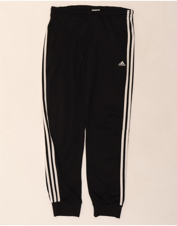 Мужские спортивные брюки Adidas Joggers UK 38/40, средний черный полиэстер