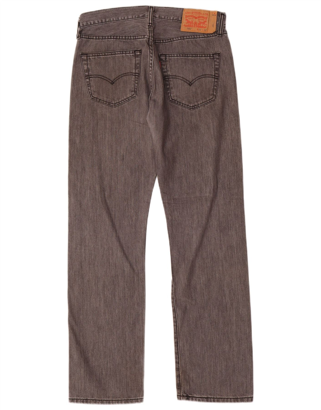 Мужские прямые джинсы Levi's 501 W32 L32 серые, хлопок