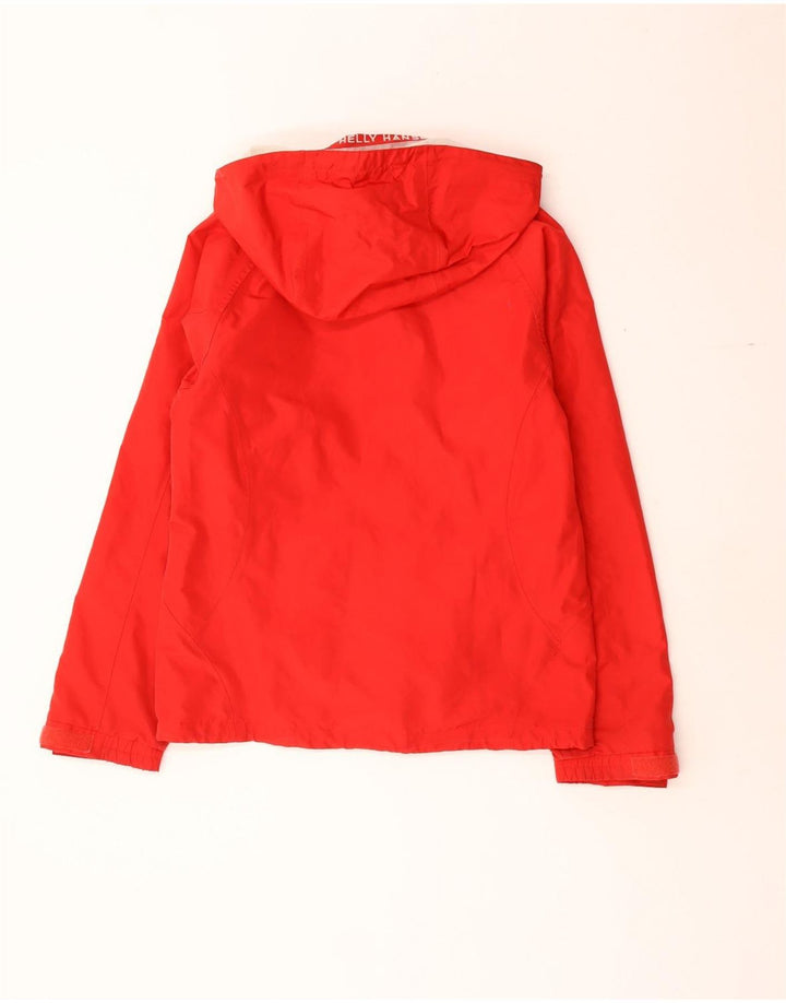 Женская дождевик с капюшоном Helly Hansen UK 14, средний красный полиэстер