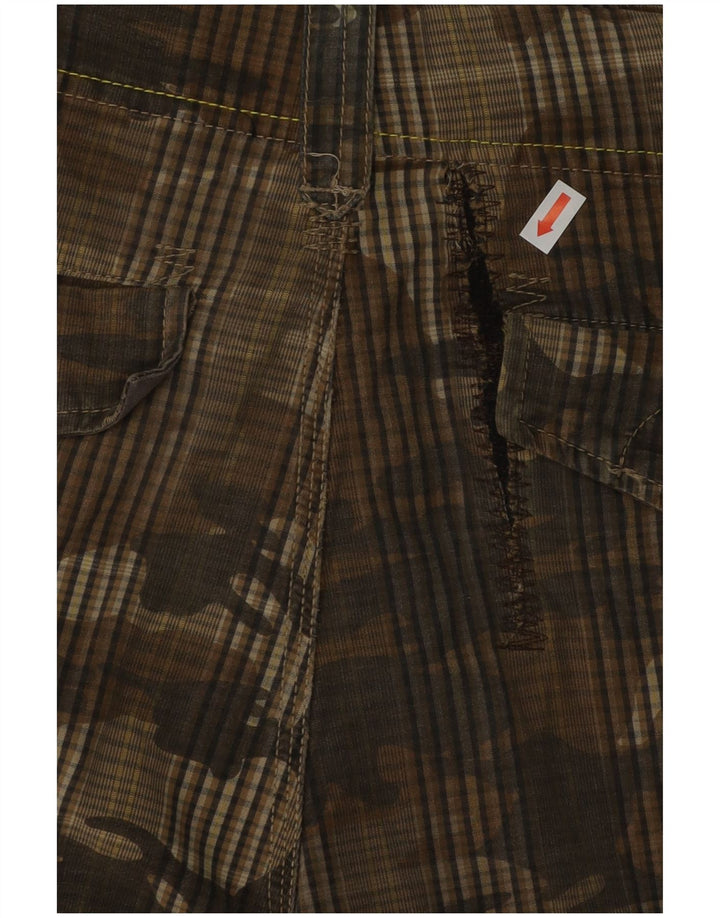 O'NEILL Mens Cargo Shorts W29 Small Khaki Camouflage Cotton
