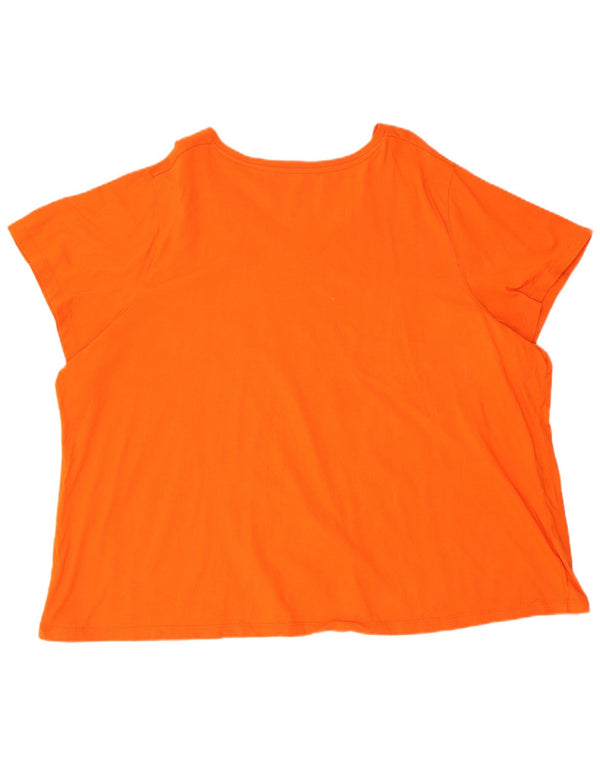 Мужская футболка Majestic Denver Broncos с рисунком, топ 4XL, оранжевый хлопок