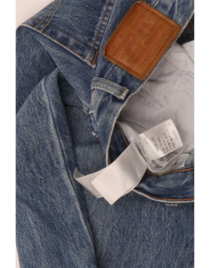 Мужские прямые джинсы Levi's W26 L30 синие, хлопок