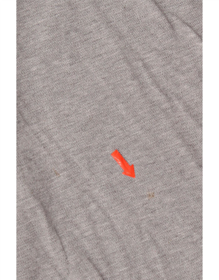 Мужская рубашка-поло Nike XL, серая, хлопковая в крапинку